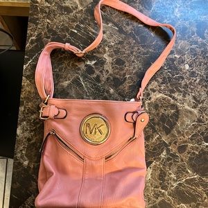 Pink Michael Kors messenger bag!